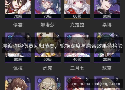 混编阵容伤员回归节奏，轮换深度与磨合效果待检验